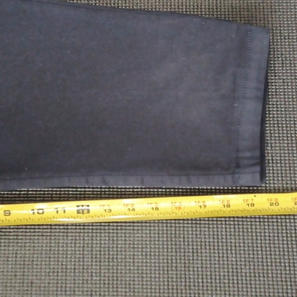 CHRISTOPHER BANKS blue capris pants. "Signature Comfort".  Size 4 - Picture 11 of 13